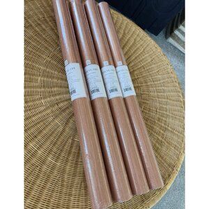 NEW Serena & Lily Grasscloth Wallcovering-Dusk Orange Red